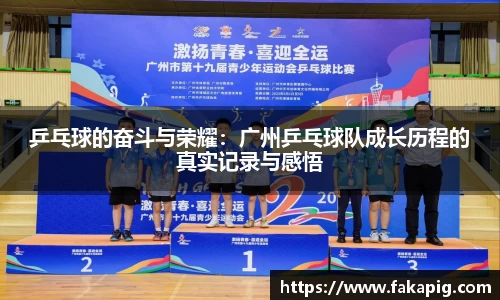 乒乓球的奋斗与荣耀：广州乒乓球队成长历程的真实记录与感悟